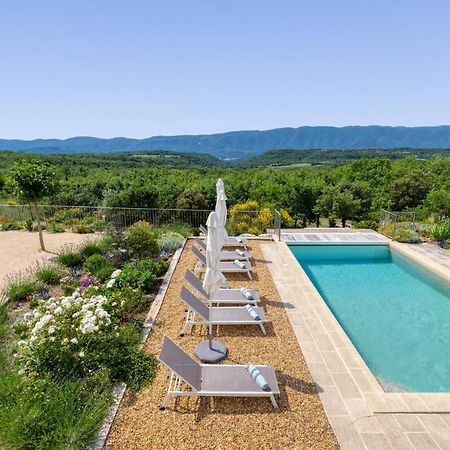 Bastide De Viens - Vue Luberon, Piscine Chauffee, Boulodrome Villa Exterior photo